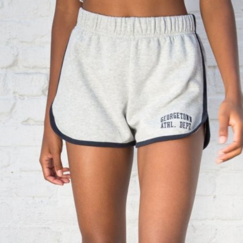 brandy melville george town grey shorts